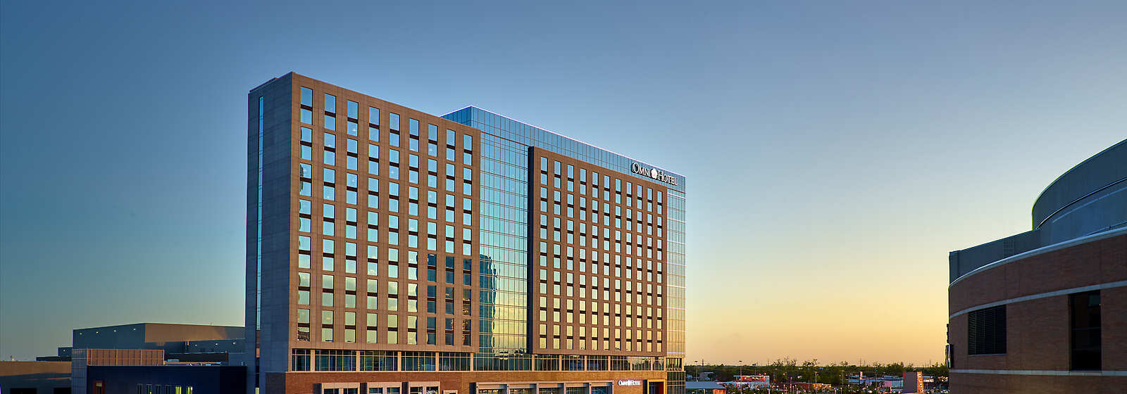 The Omni OKC offers a premiere location in the city across the street from the Paycom Center and next to Scissortail Park.