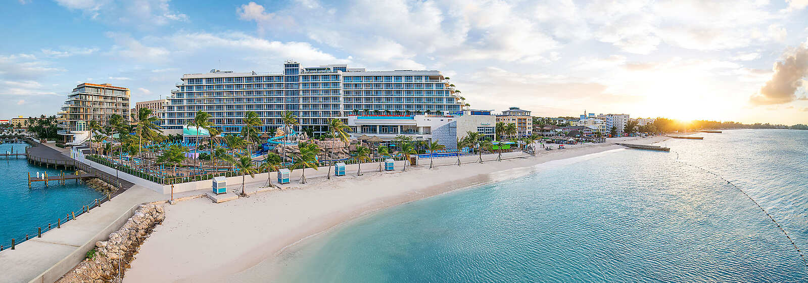 Margaritaville Beach Resort Nassau view from the beach