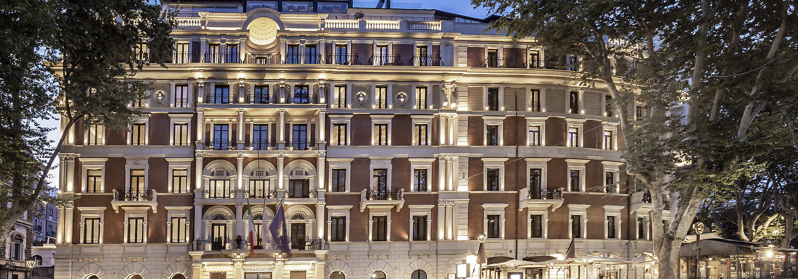Exterior of InterContinental Rome Ambasciatori Palace