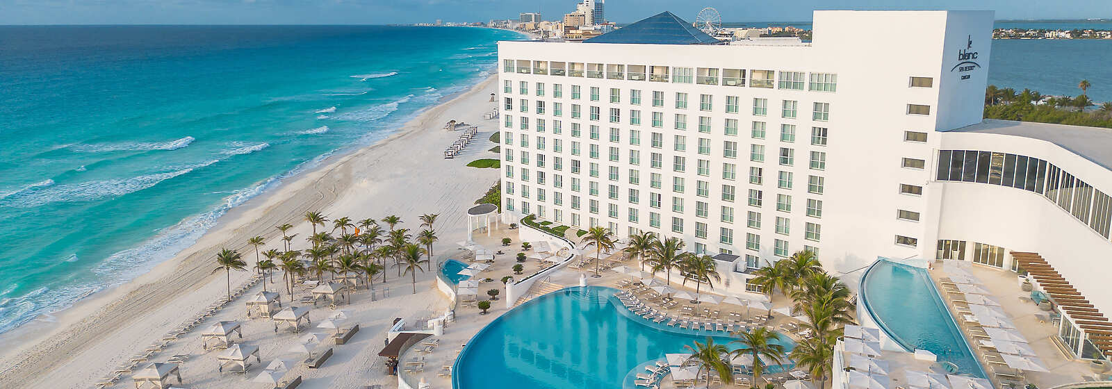 Aerial View of Le Blanc Cancun