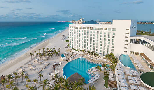 Aerial View of Le Blanc Cancun