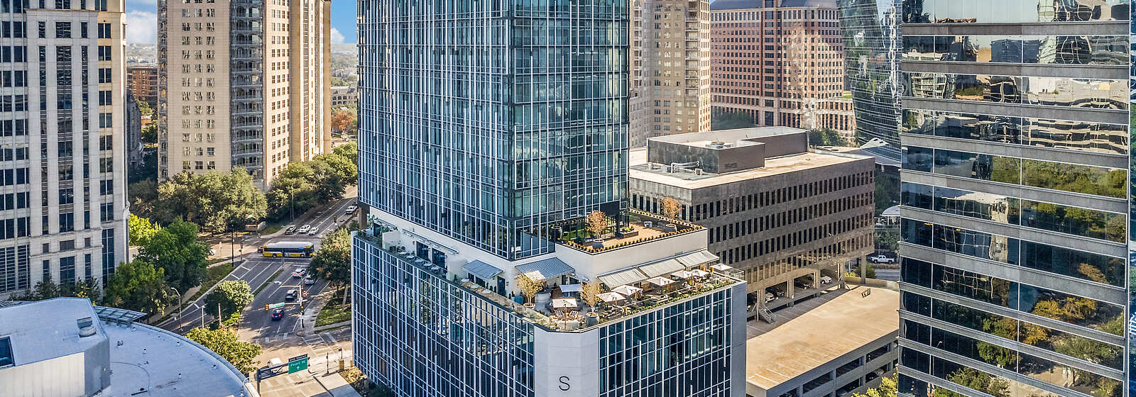 Aerial View of Hotel Swexan