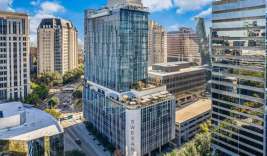 Aerial View of Hotel Swexan