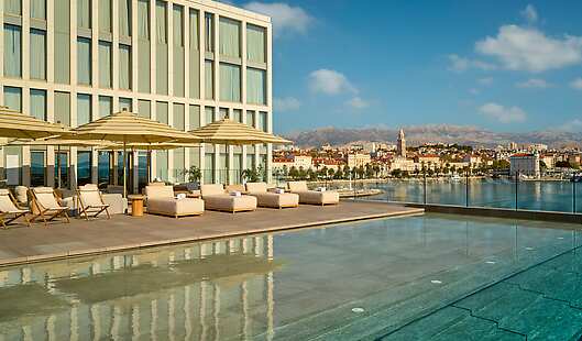 Outdoor pool and terrace