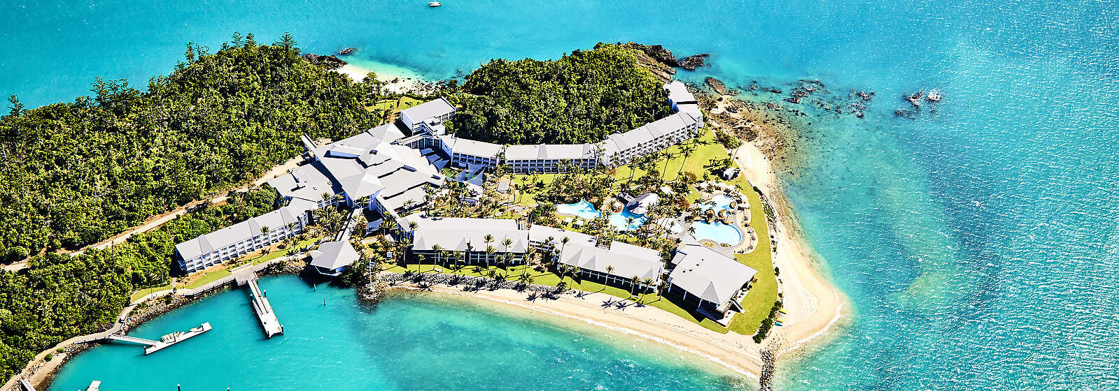 Aerial view of Daydream Island Resort