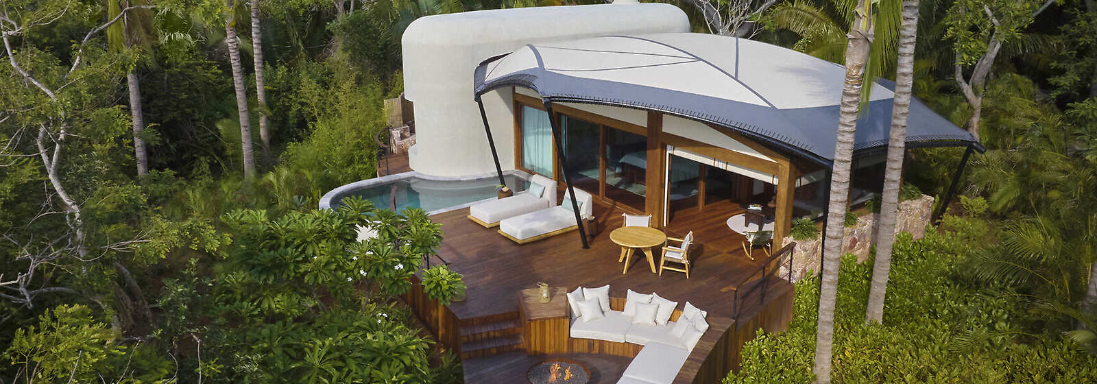 Aerial View of Ocean View Grand Bungalow