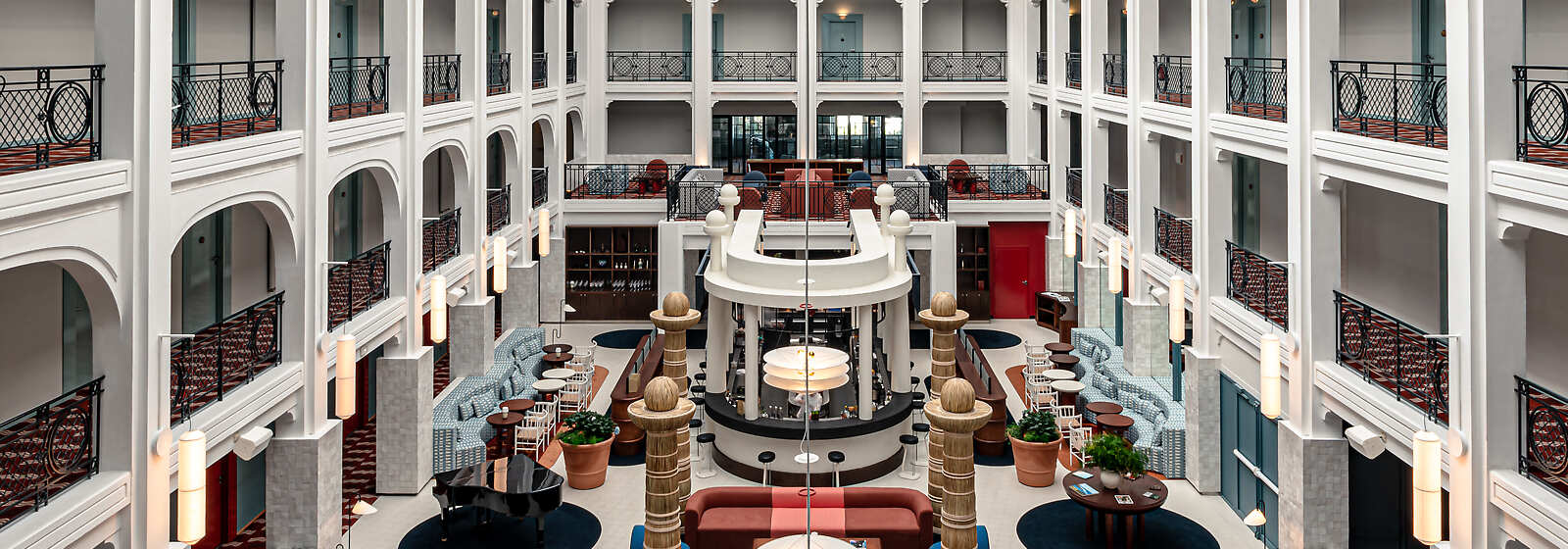 Atrium in the heart of the Hotel.
