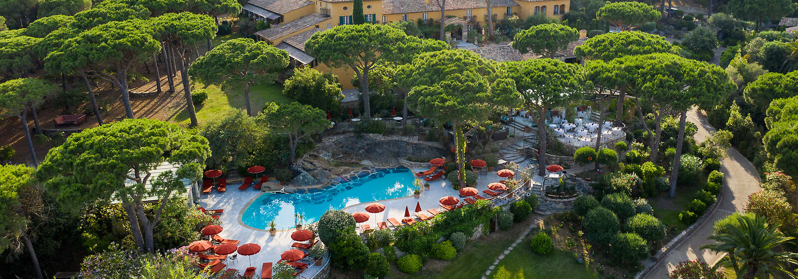 Aerial View of Villa Marie Saint Tropez