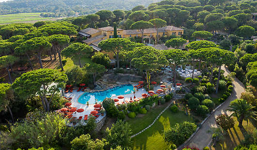 Aerial View of Villa Marie Saint Tropez