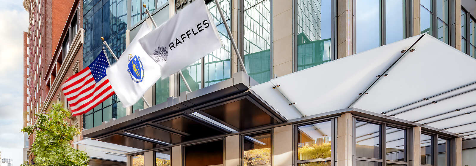 Raffles Boston Entrance
