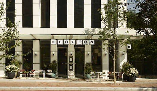 The Hoxton Brussels Hotel Entrance