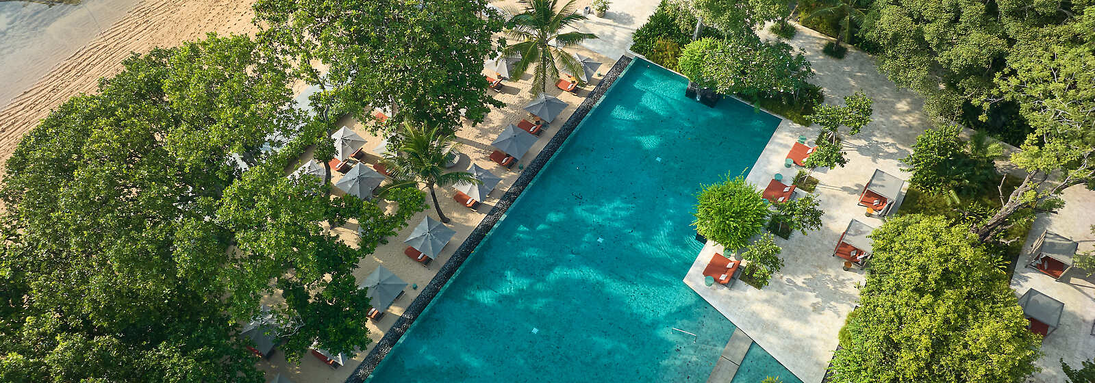 Aerial View of Main Pool and Beach