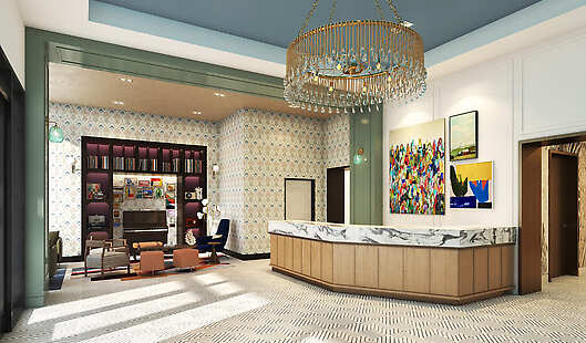 Main lobby and Front Desk 