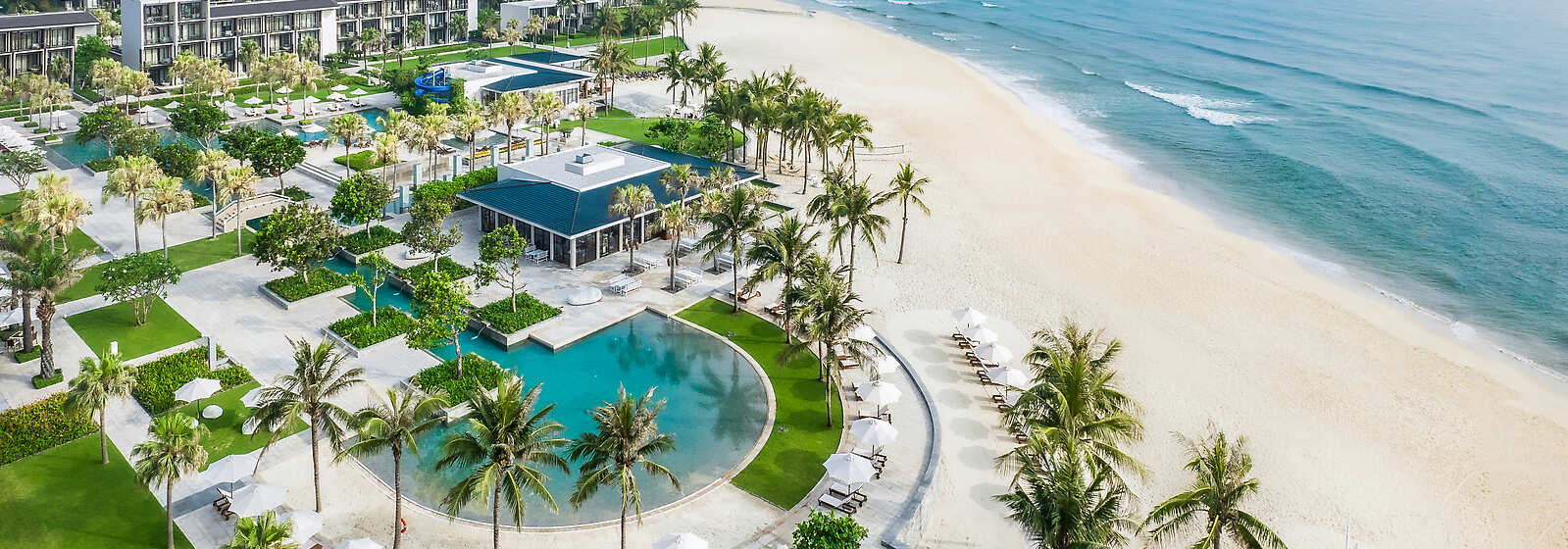 Aerial View of Hyatt Regency Danang Resort and Spa