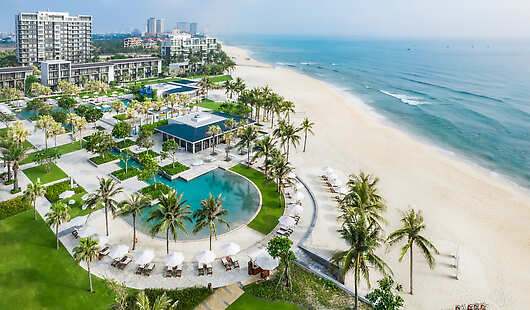 Aerial View of Hyatt Regency Danang Resort and Spa