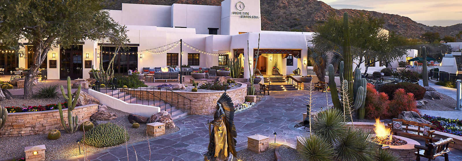 Resort Entrance.