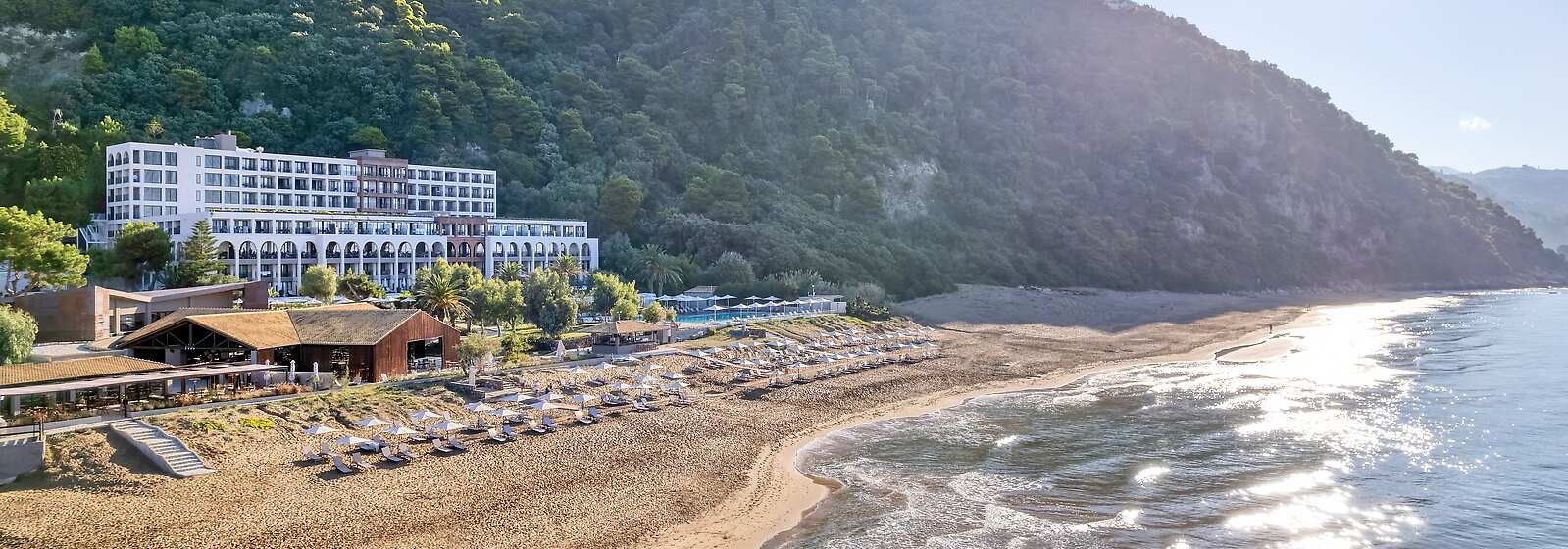 Domes of Corfu beach 
