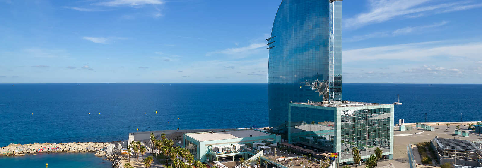 Aerial View of W Barcelona