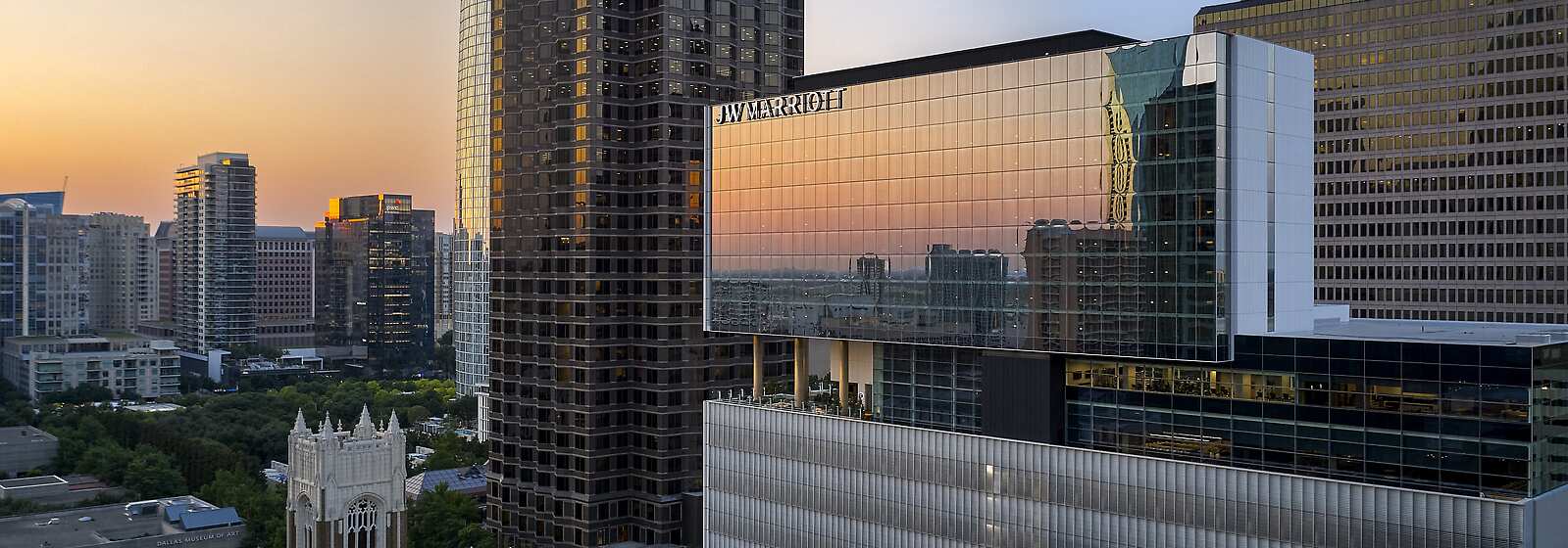 Exterior hotel of building