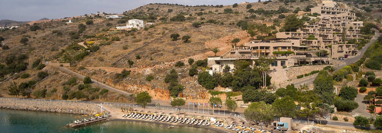 Panoramic View of the Hotel and Beach