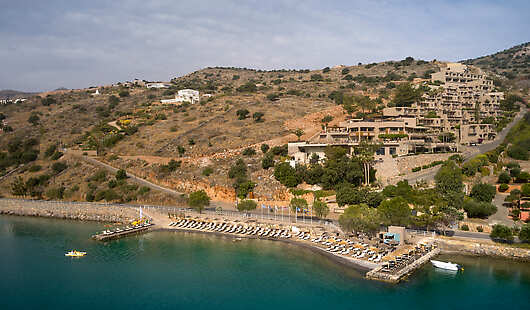 Panoramic View of the Hotel and Beach