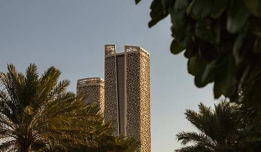 Aerial View of Rosewood Doha