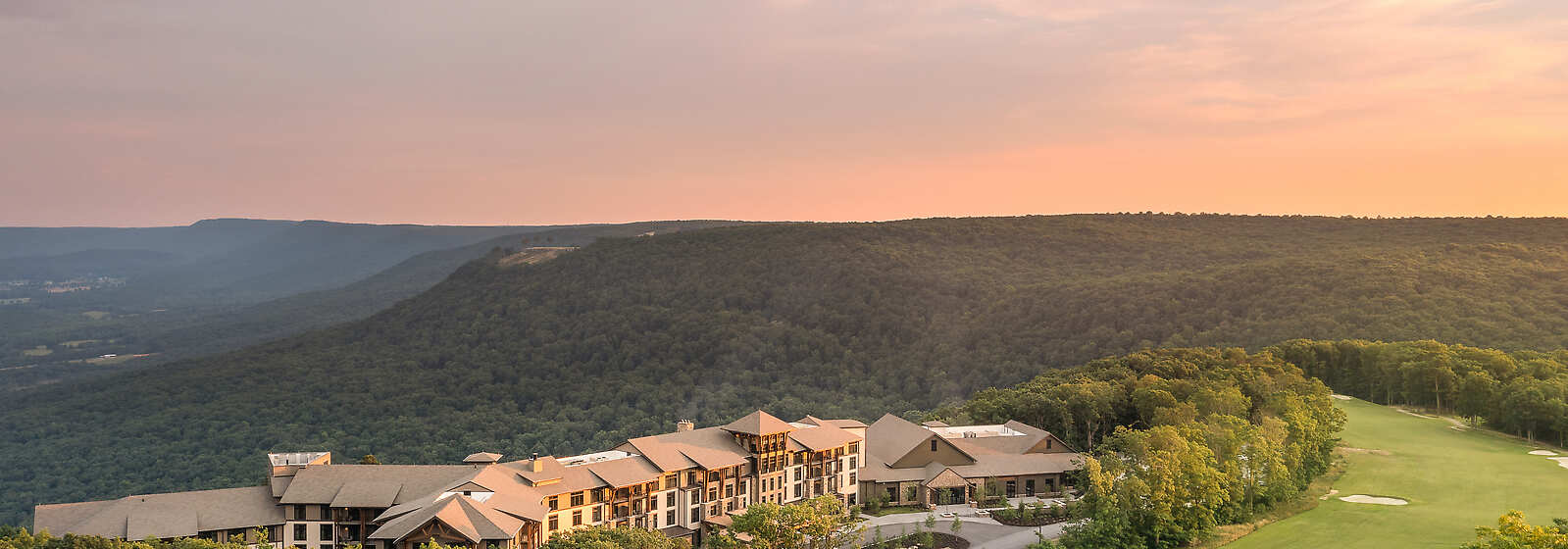 Aerial View of Cloudland at McLemore Resort Lookout Mountain, Curio Collection by Hilton