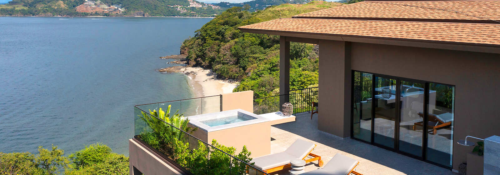 Aerial View of Ocean View King One Bedroom Suite Exterior