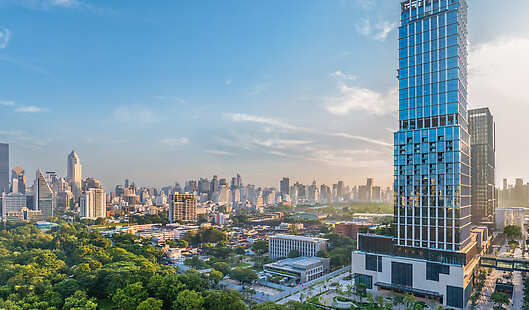 Aerial View of The Ritz-Carlton, Bangkok