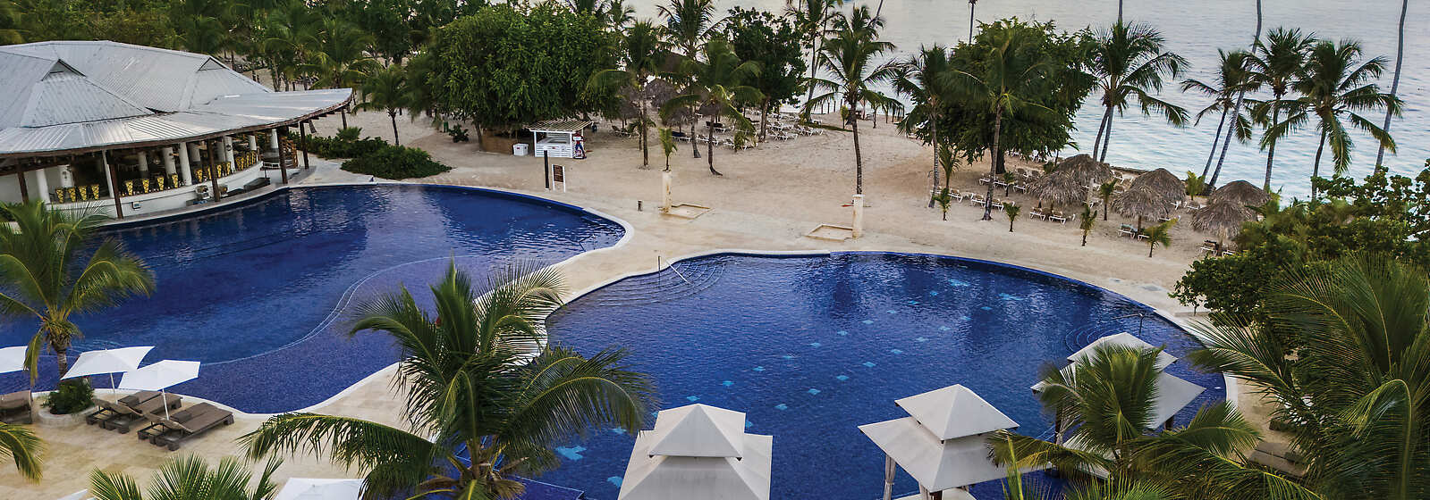 Aerial View of Infinity Swimming Pool
