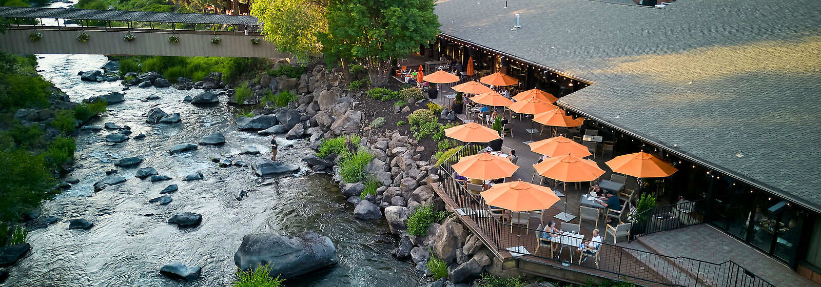 Aerial View of Currents Patio