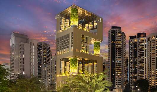 Aerial View of Pan Pacific Orchard, Singapore