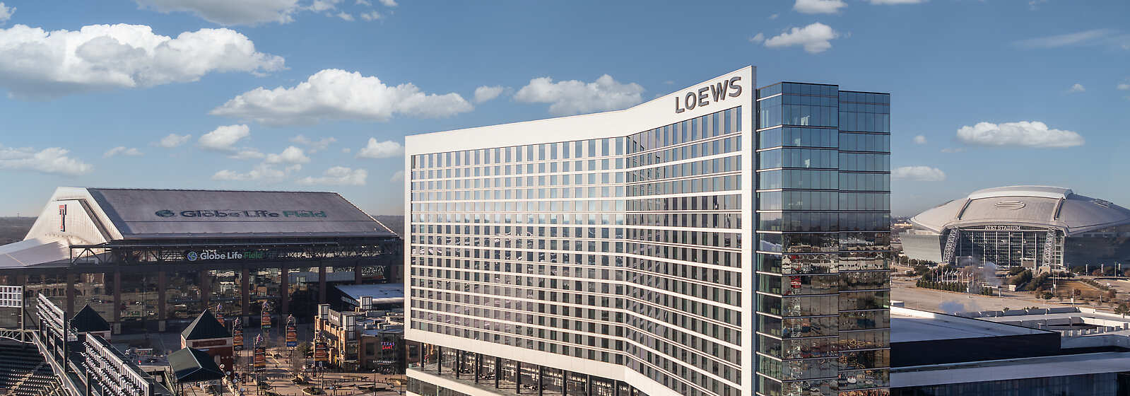 Aerial View of Loews Arlington Hotel