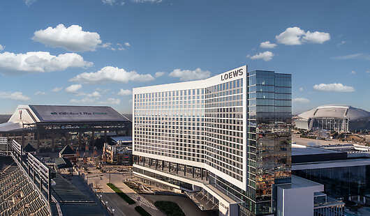 Aerial View of Loews Arlington Hotel