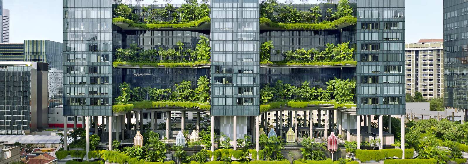 Aerial View of PARKROYAL COLLECTION Pickering, Singapore
