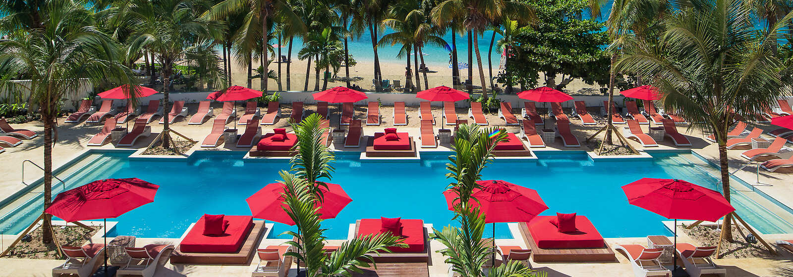 Aerial View of Swimming Pool