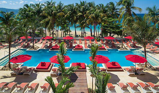 Aerial View of Swimming Pool