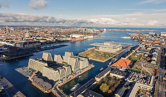 25hours Hotel Paper Island Aerial View