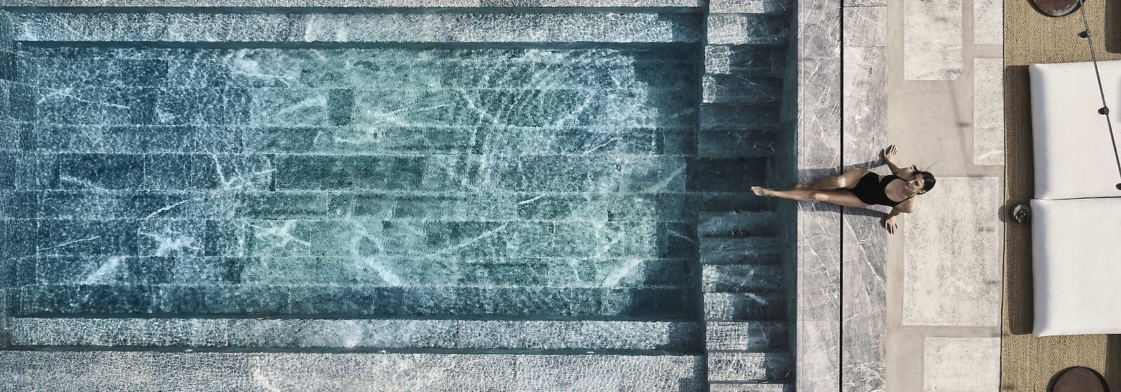 Aerial View of Swimming Pool