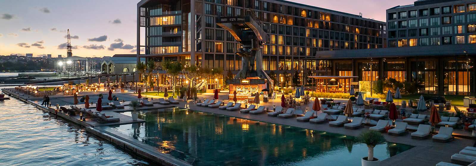 Aerial View of Rixos Tersane Istanbul