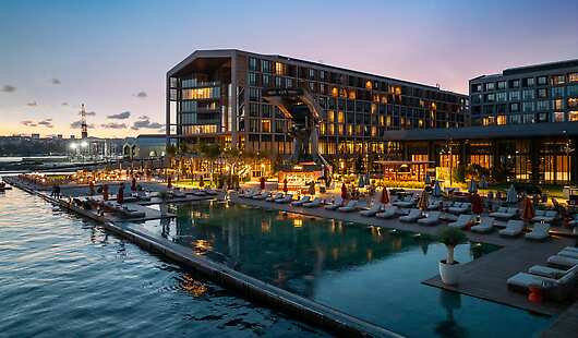 Aerial View of Rixos Tersane Istanbul