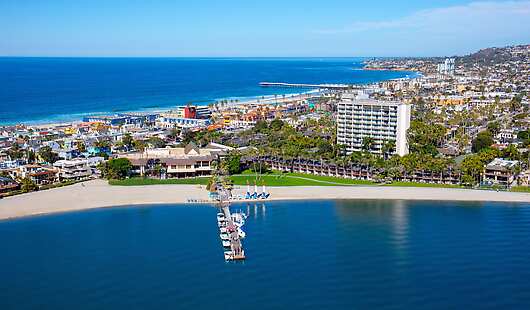 Aerial View of Catamaran Resort Hotel and Spa