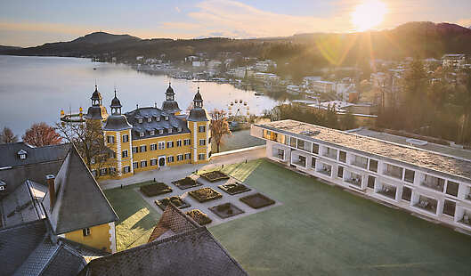 Aerial View of Falkensteiner Schlosshotel Velden