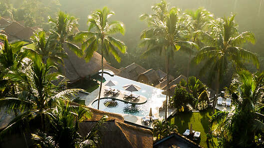 Aerial View of Viceroy Bali Infinity Pool