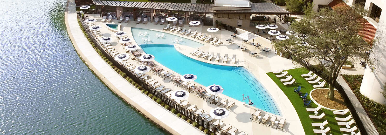 Aerial View of Omni Las Colinas Hotel