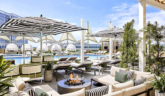 Tortuga Pool Bar Seating Area