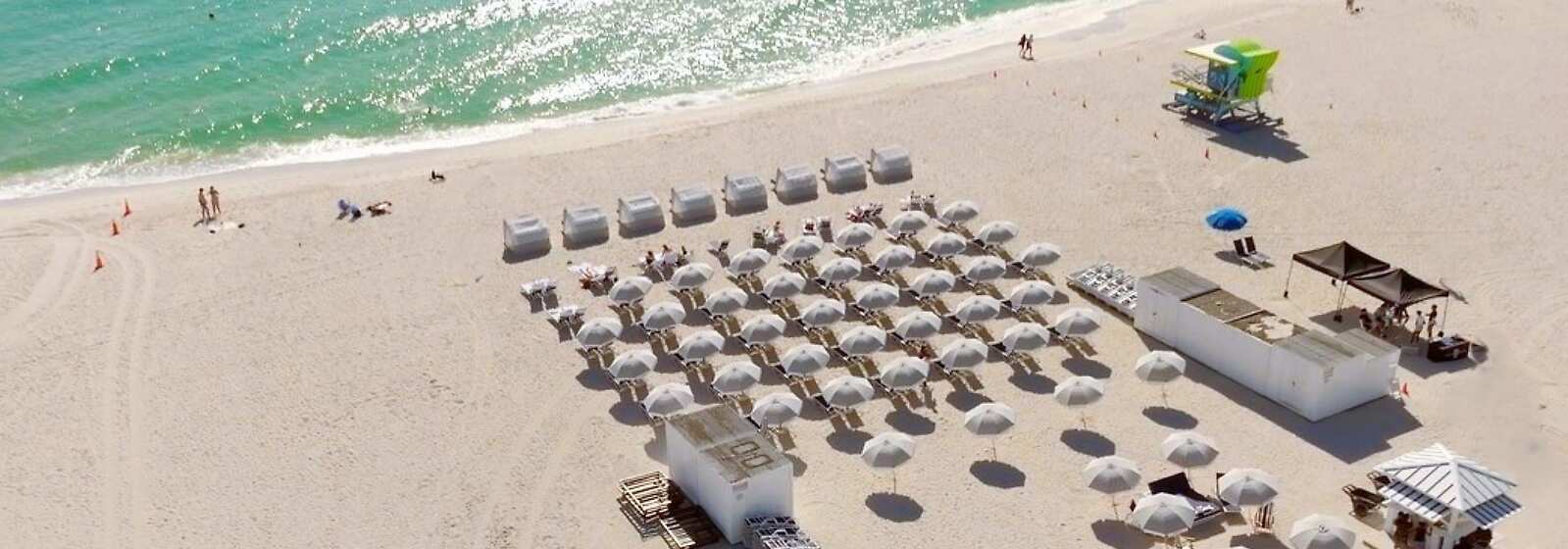 Aerial View of Miami Beach