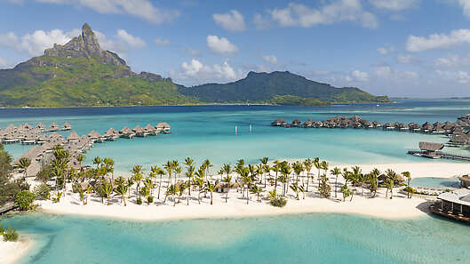 Aerial View of Westin Bora Bora