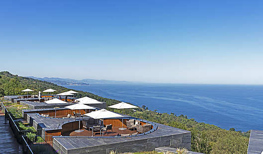 Aerial View of Espazio Oteiza Terraces