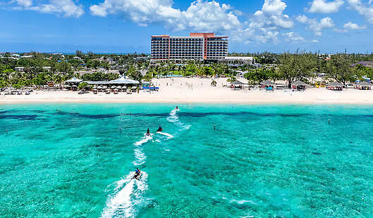 Aerial View of Hotel Indigo Grand Cayman